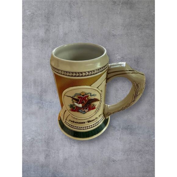 Vintage ANHEUSER-BUSCH The Budweiser Historic Advertising Series Beer Stein - Picture 1 of 5